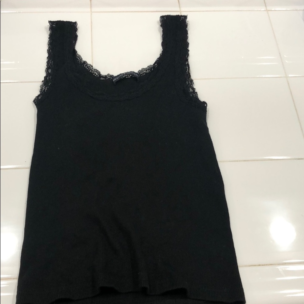 brandy melville black tank top